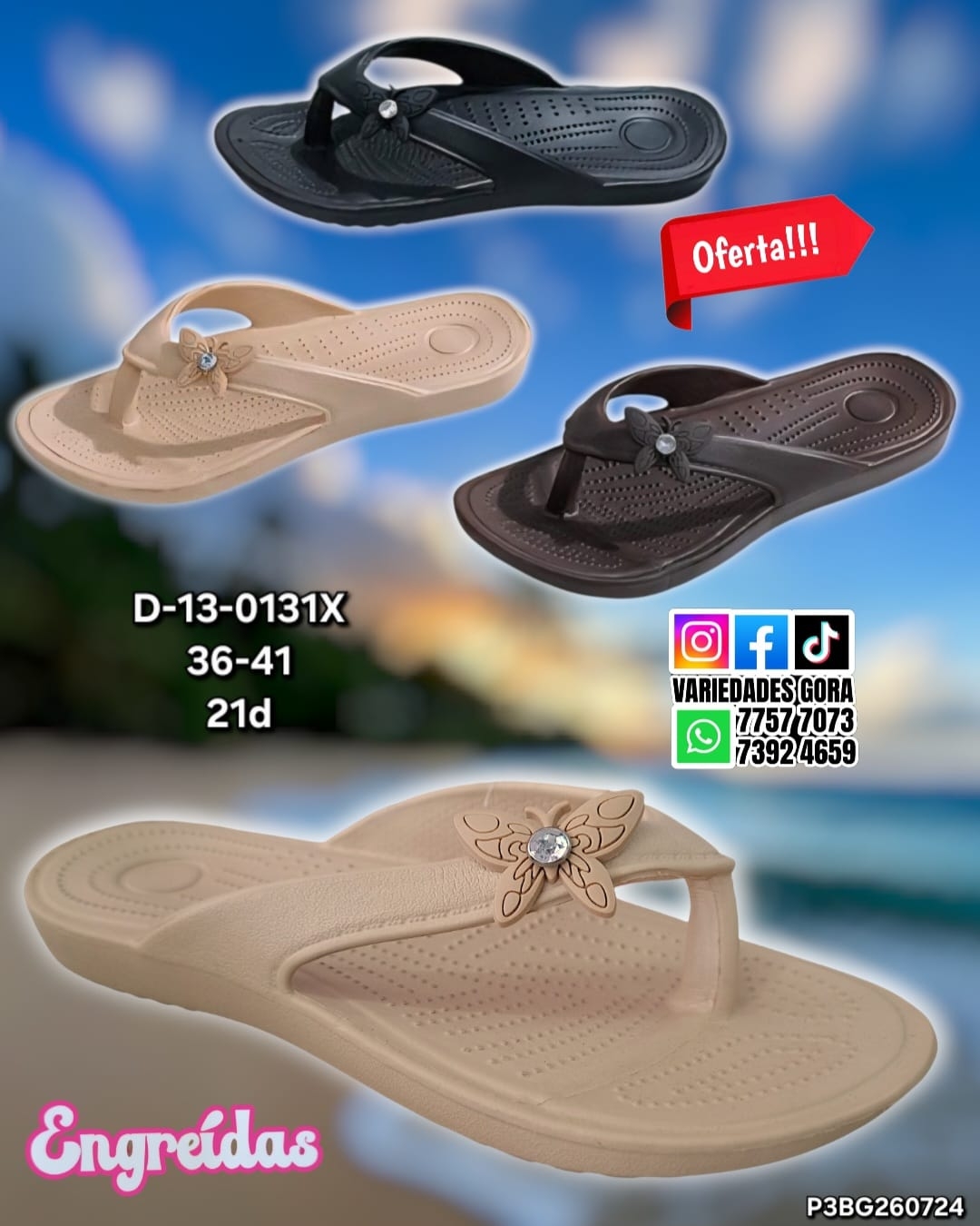 YINA DEDO DAMA 36-41 ENGREIDAS P