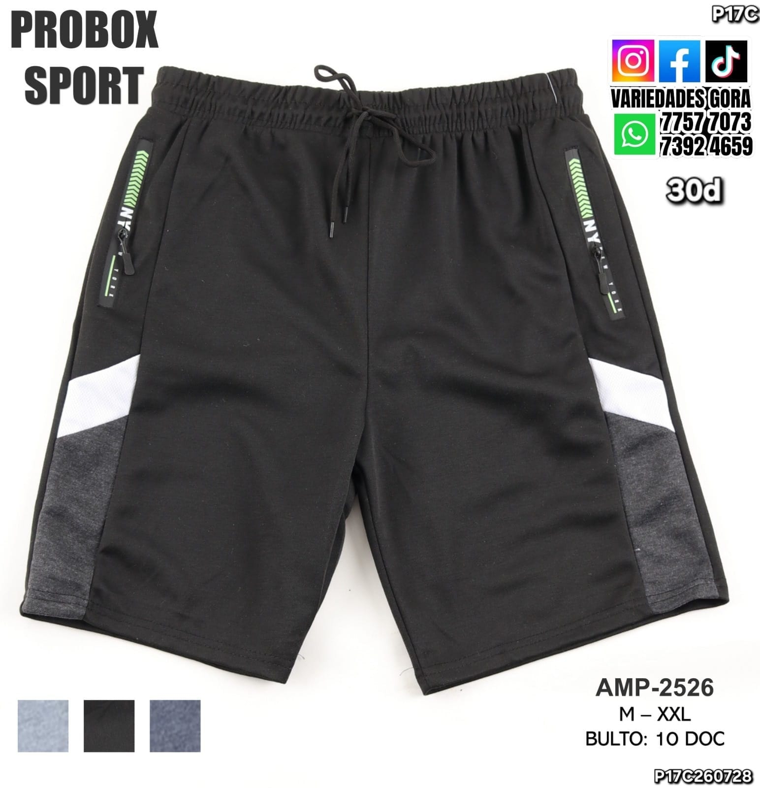 CHORT HOMBRE M-XXL P17