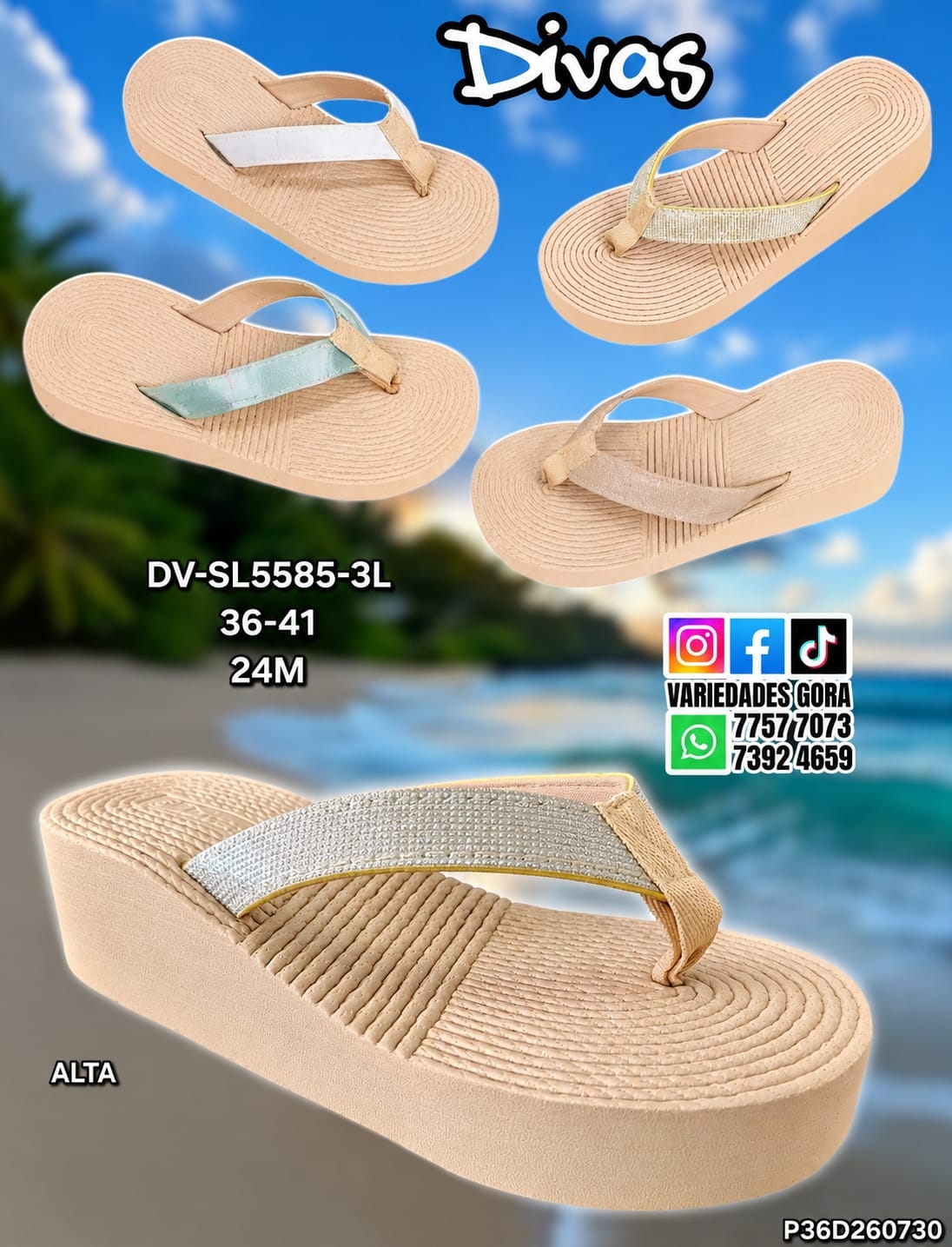 YINA DEDO DAMA ALTA 36-41 DIVAS P36