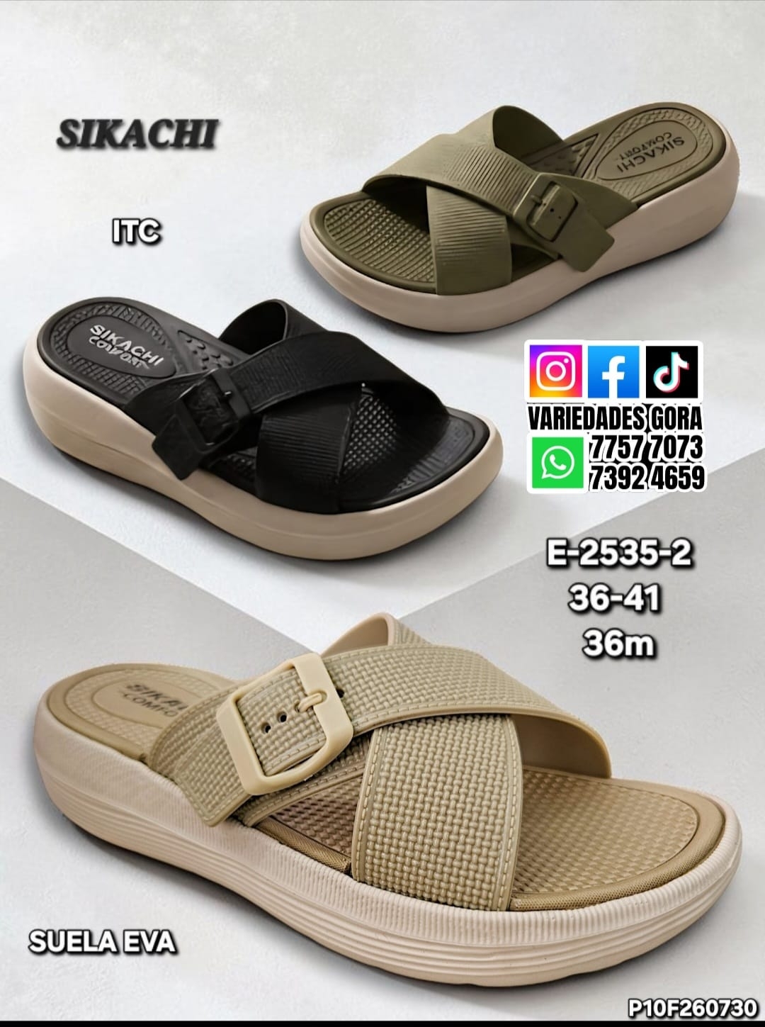 SANDALIA METER 36-41 DAMA SIKACHI P10