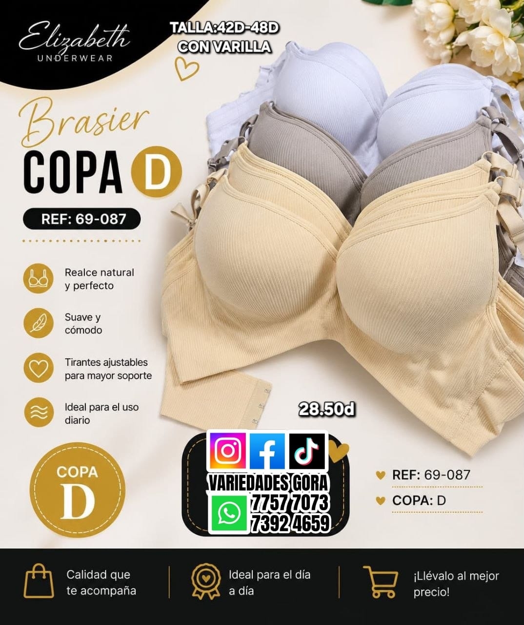 BRASIER DAMA COPA D P42