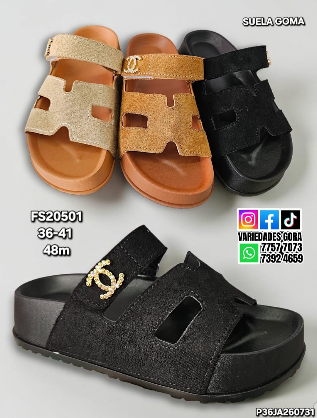 SANDALIA METER DAMA 36-41 FASNHION P36