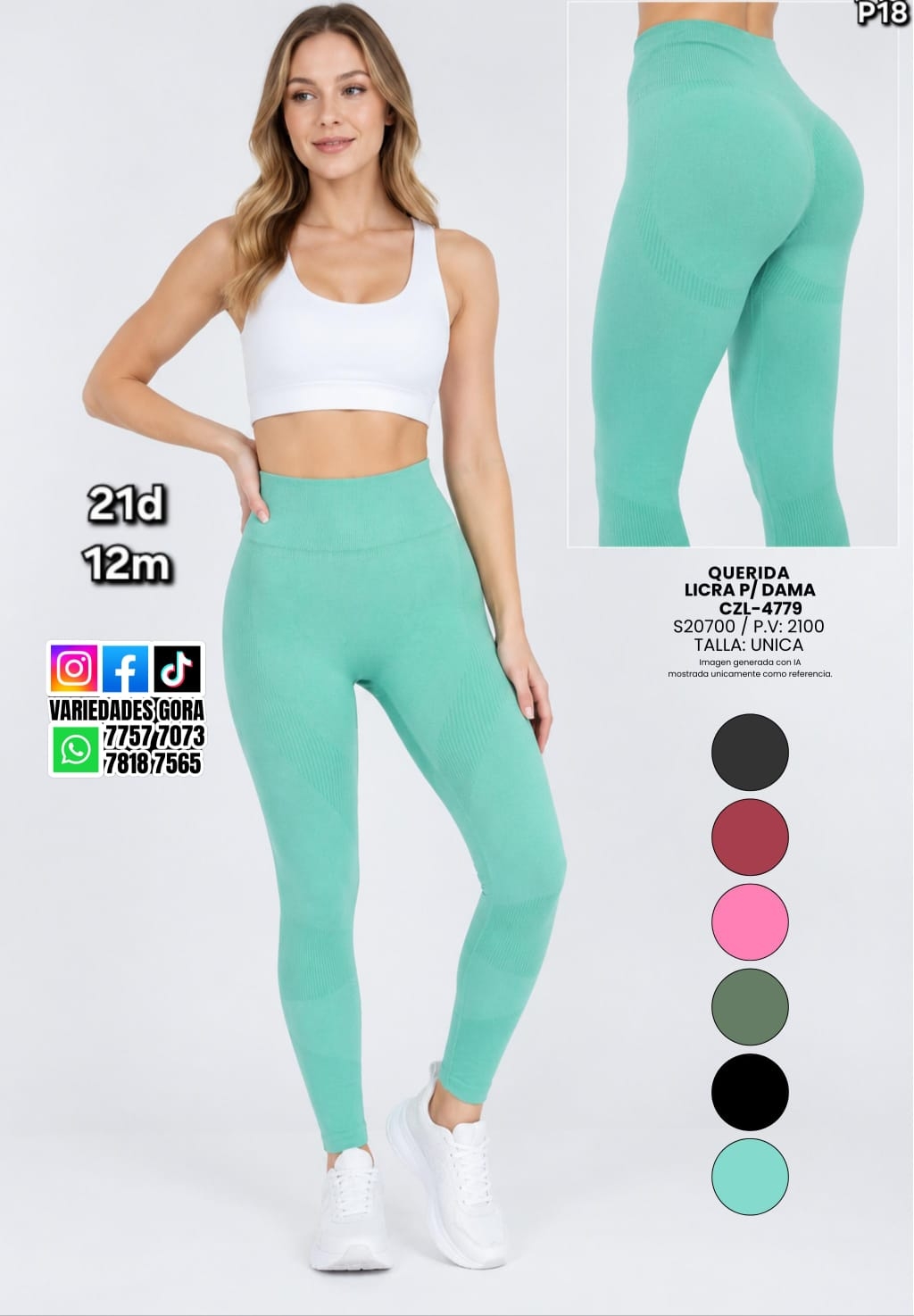 LICRA PARA DAMA QUERIDA P18 