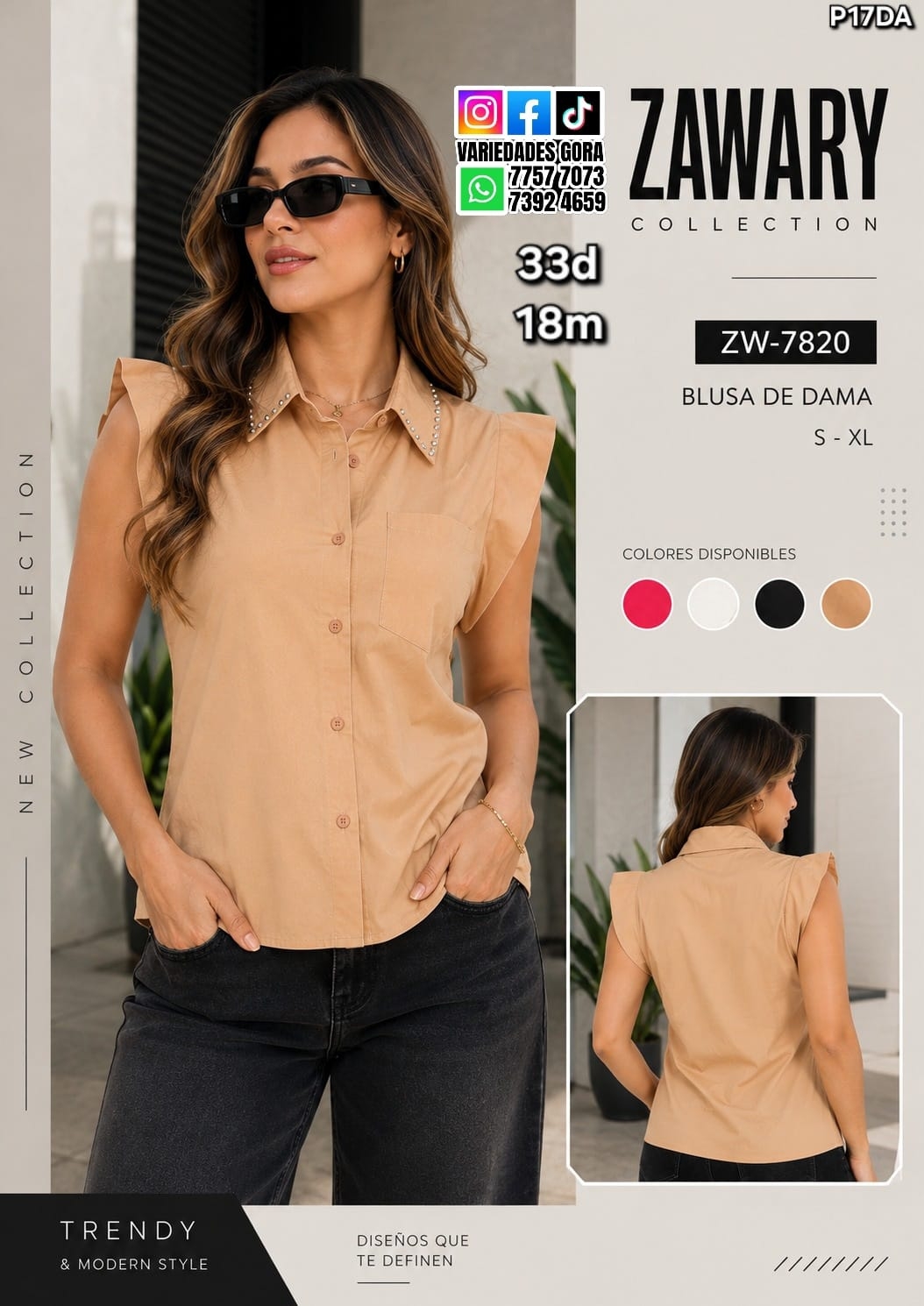 BLUSA DAMA ZAWARY P17