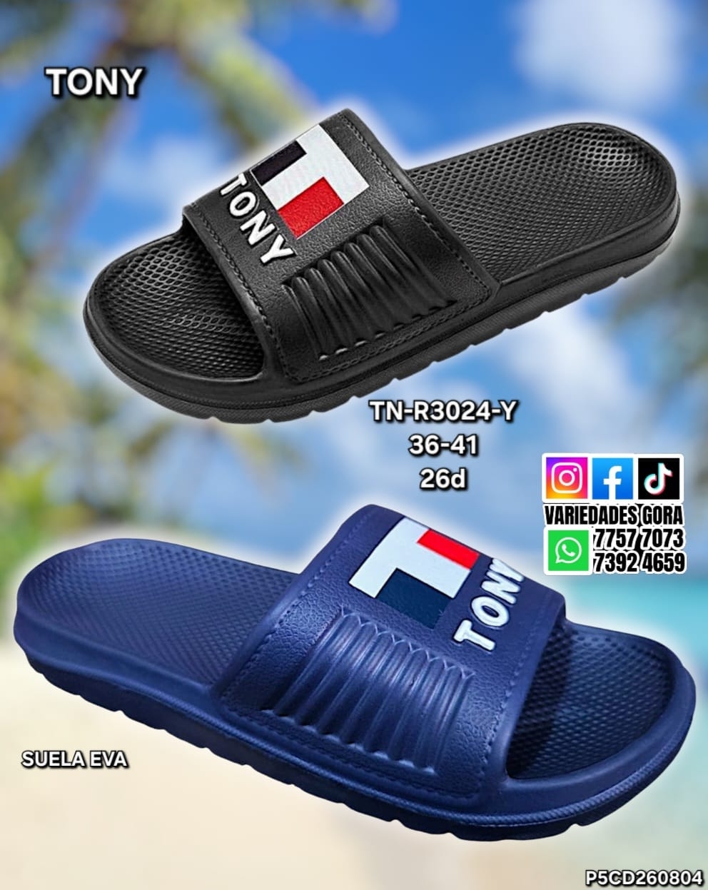 YINA METER HOMBRE 36-41 TONY P5