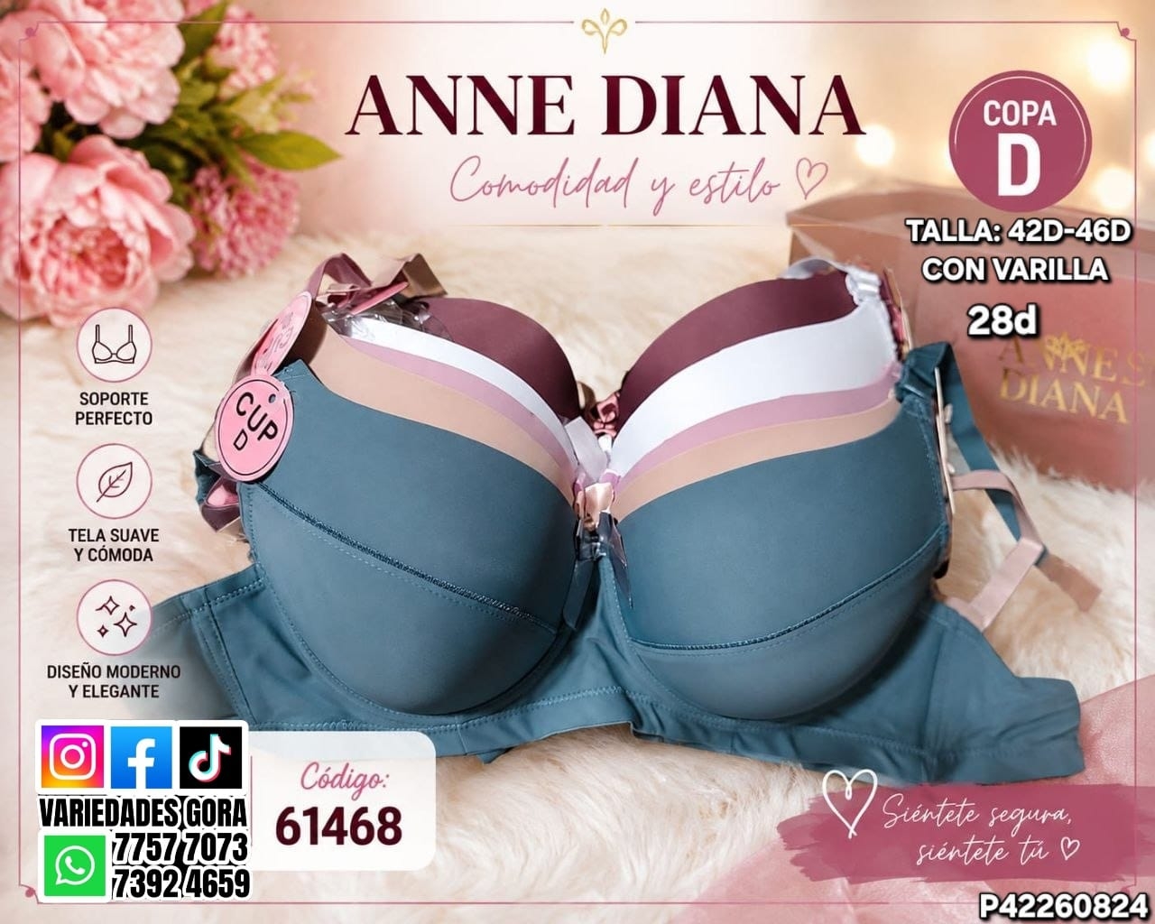 BRASIER DAMA ANNE DIANA P42