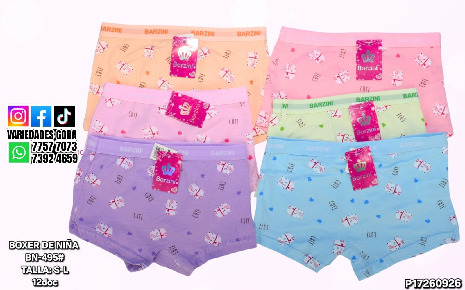 BOXER NIÑA S-L P18